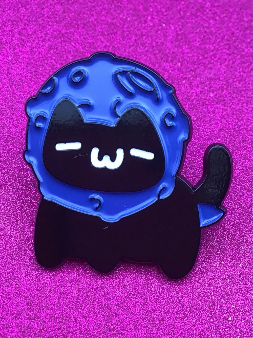 Moon Cat Enamel Pin